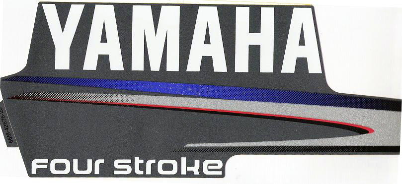 Aufkleber-Satz (Links und Rechts) F9.9C, T9.9D, F15A Yamaha Außenborder